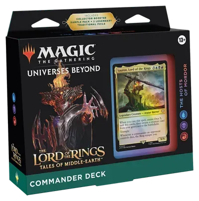 The Lord of the Rings: Tales of Middle-earth Commander Deck - The Hosts of Mordor - Commander: The Lord of the Rings: Tales of Middle-earth (LTC)